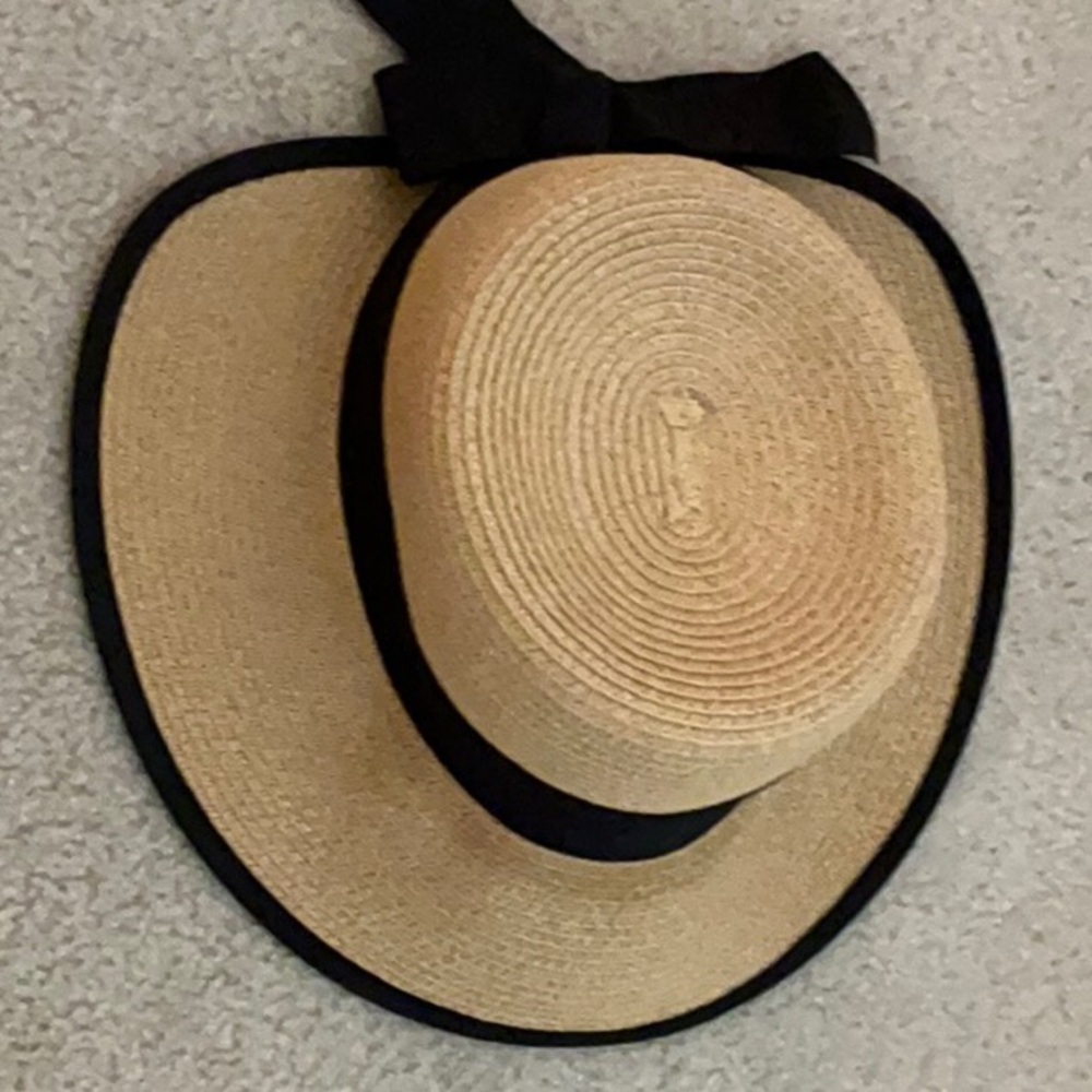 Target Tan and Black Wide Brim Hat